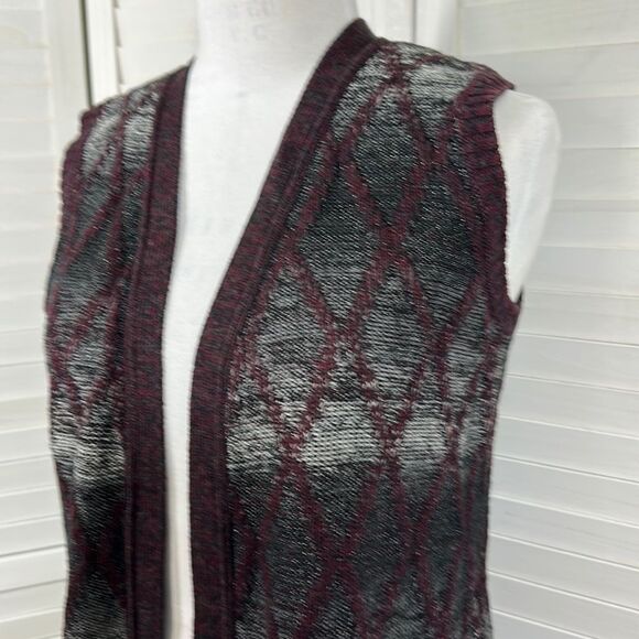 Cardigan Vest Size LP Christopher & Banks NWOT - Picture 5 of 16